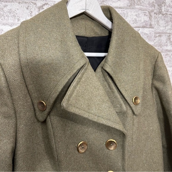 Vintage Roaman’s Women’s Long Heavy‎ Warm Peacoat Trench Wool* - Picture 4 of 8